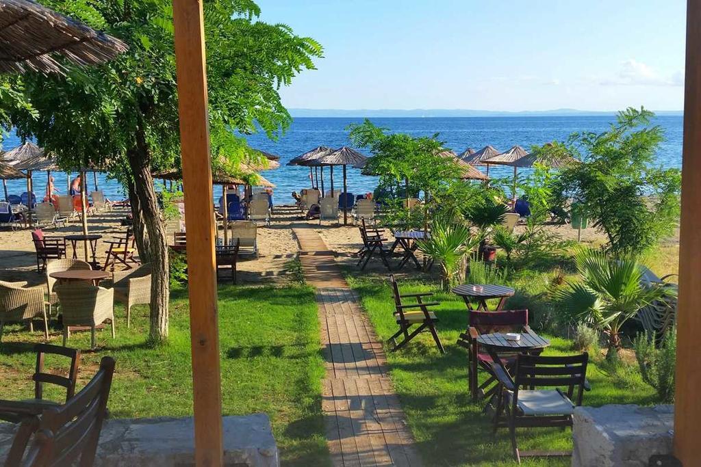 Villa Stone House Andromeda Psakoudia Exterior foto